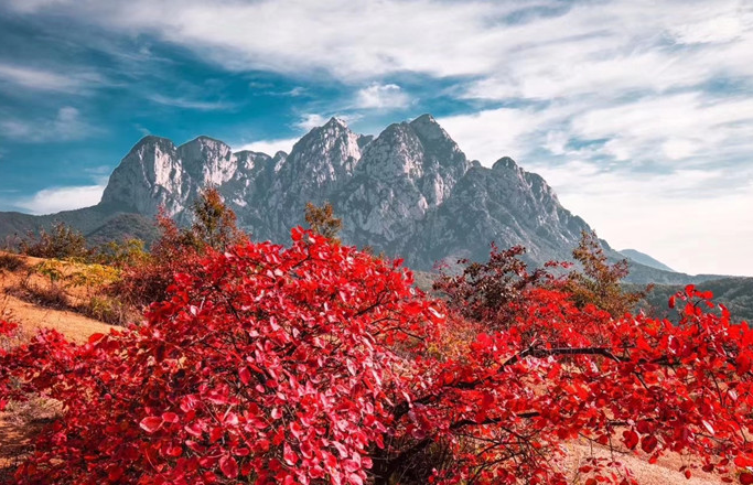 登封莲花山风景